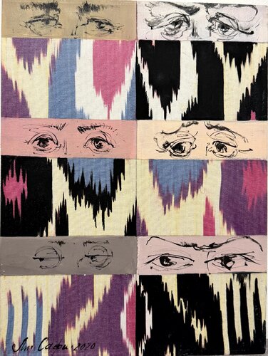 Masks by Li-Safi Mariya, Painting for Sale on Select