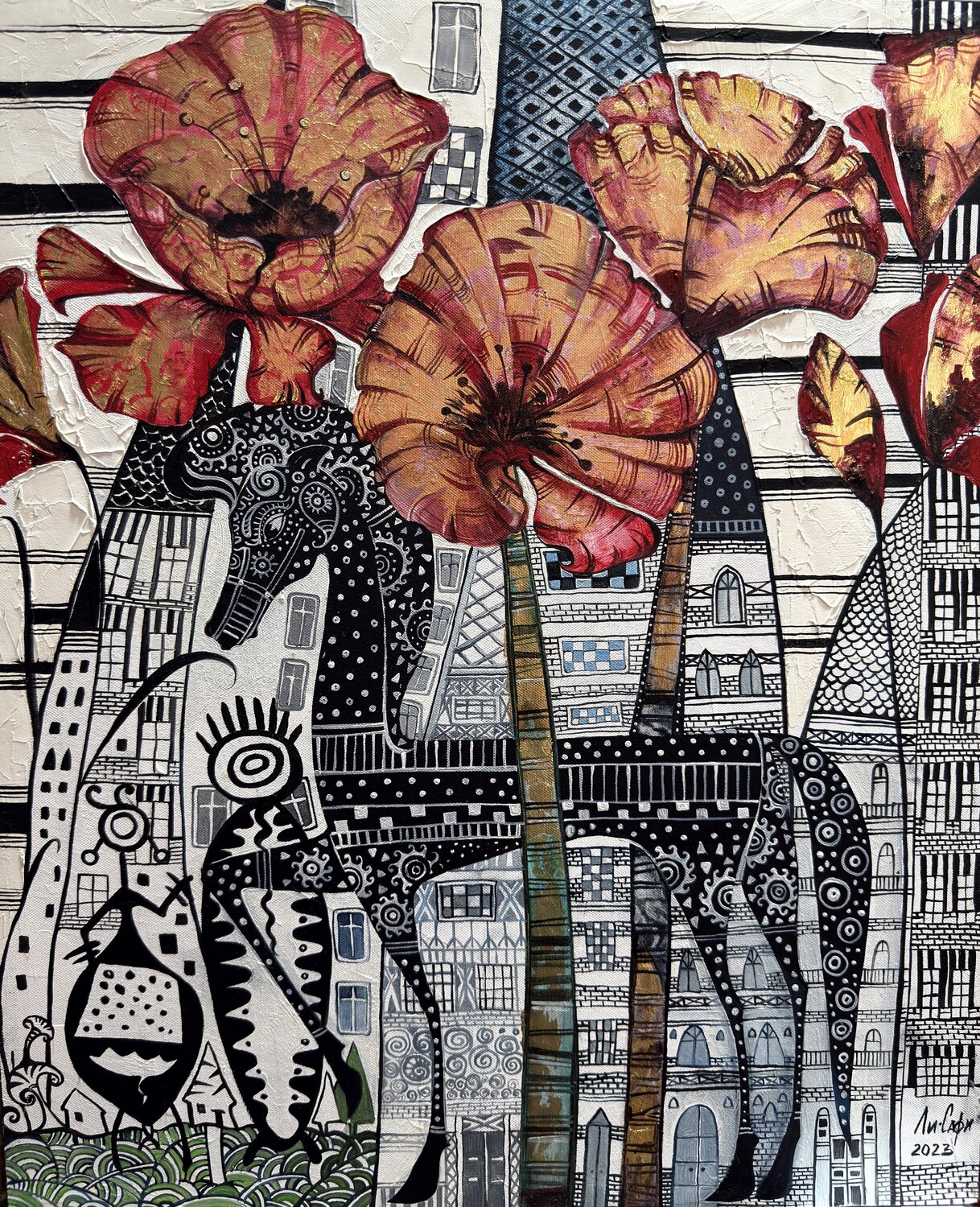 Horse Li-Safi Mariya Original painting for sale