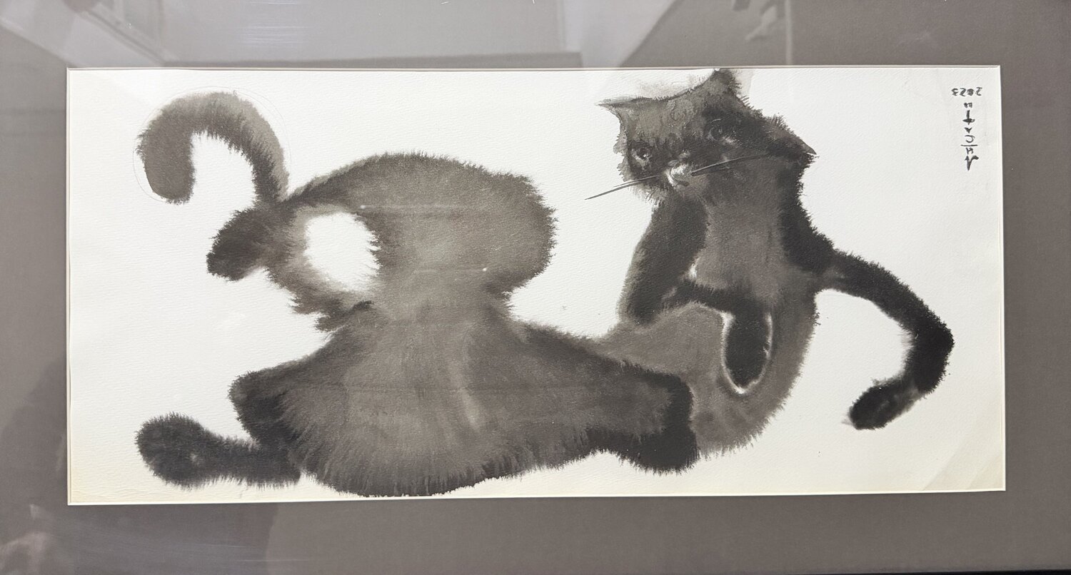 The cat - 4 Li-Safi Mariya Original painting for sale