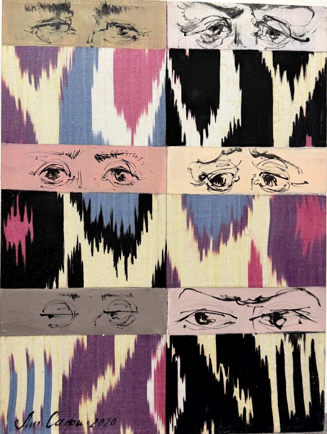 Masks Li-Safi Mariya Original painting for sale