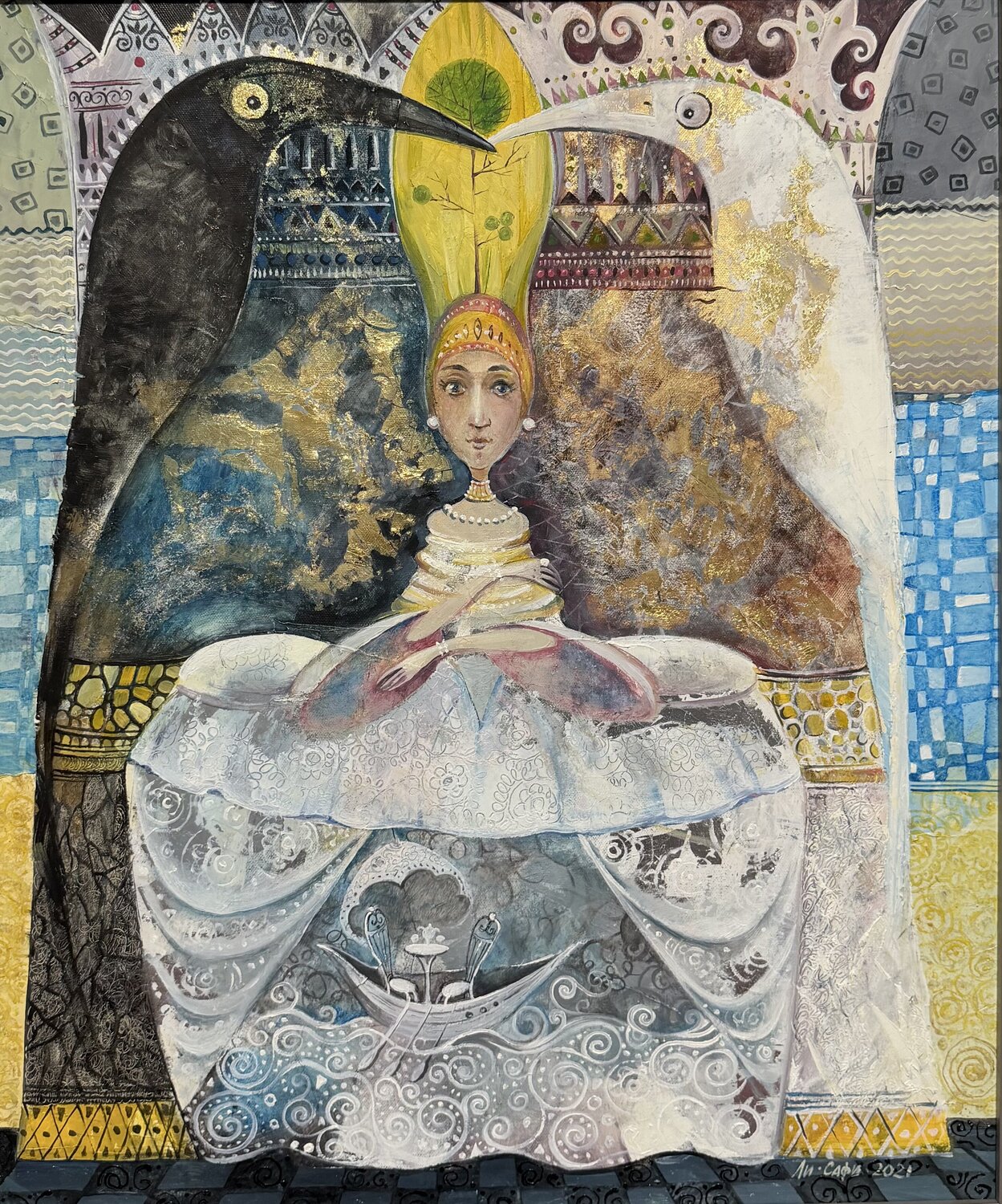 Queen Li-Safi Mariya Original painting for sale