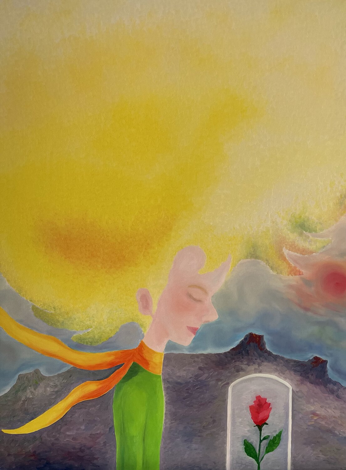 The little prince Sunyoung Kang Original painting for sale