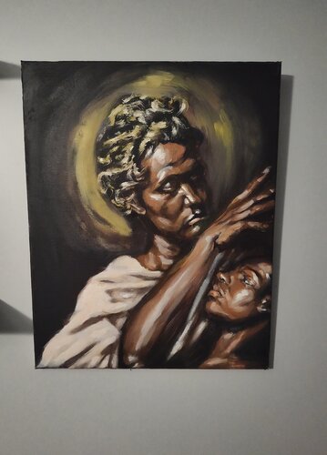 Fragments of Humanity by Ominous Black, Painting for Sale on Select
