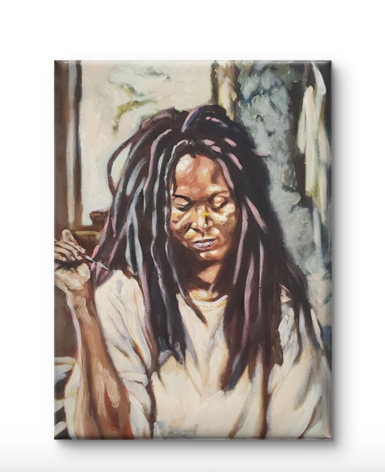 The Sculptor Ominous Black Original painting for sale