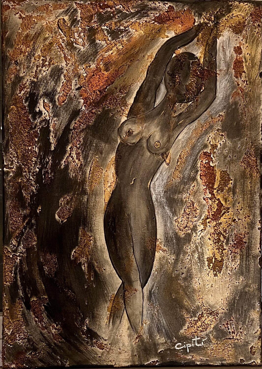 LIBERTE' FRATERNITE' EGALITE' Daniela Cipitì Original painting for sale