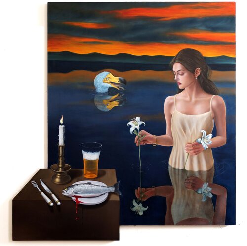 Últimas imágenes antes del naufragio by Juan Miguel Restrepo Valdes, Painting for Sale on Select