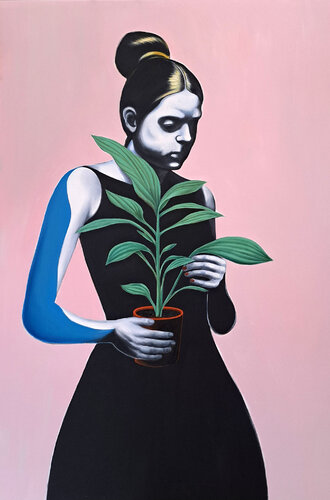 Tiempo y Silencio by Juan Miguel Restrepo Valdes, Painting for Sale on Select