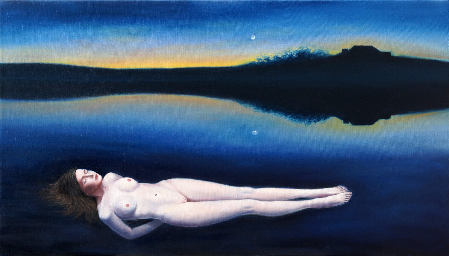 Allegorie, die Nacht Juan Miguel Restrepo Valdes Original painting for sale