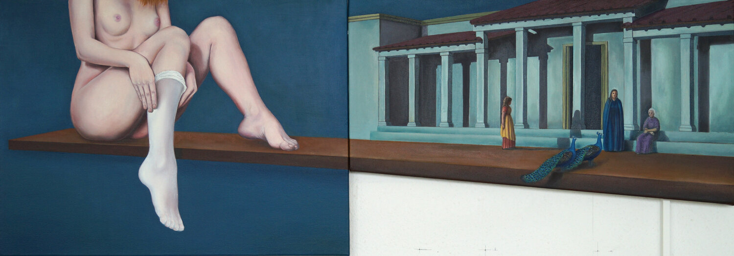 Venustempel Juan Miguel Restrepo Valdes Original painting for sale