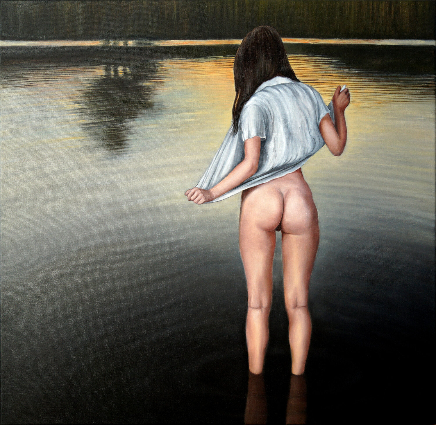Nymphenbaden Juan Miguel Restrepo Valdes Original painting for sale