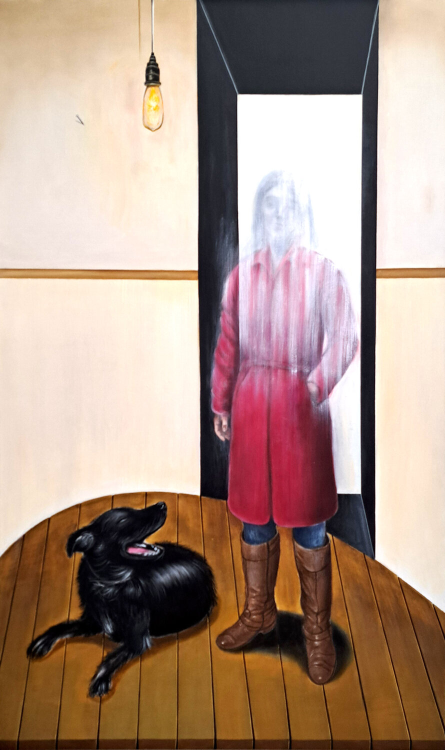 Rationaler Zweifel an der Nichtexistenz / Duda razonable de la no existencia Juan Miguel Restrepo Valdes Original painting for sale