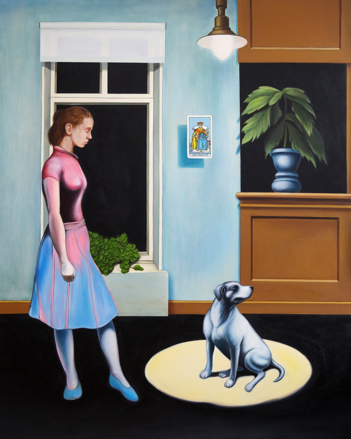 El sueño de la bailarina Juan Miguel Restrepo Valdes Original painting for sale