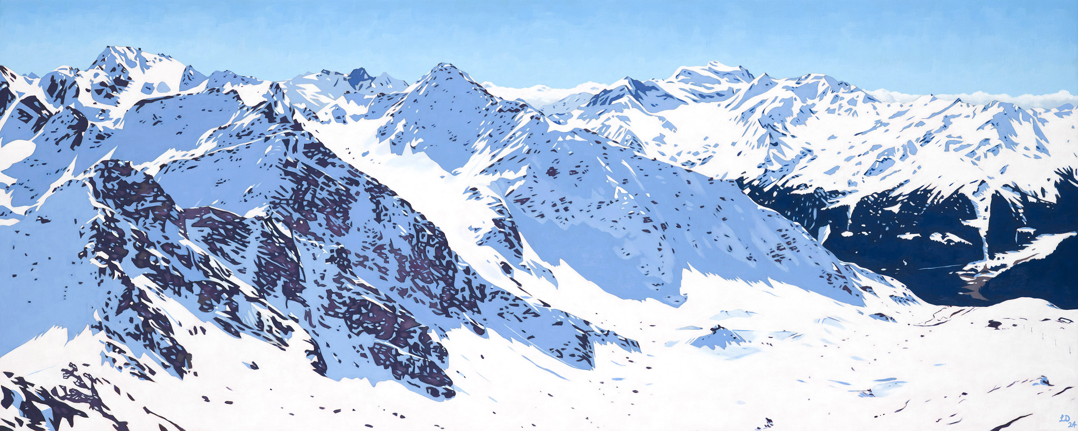 Mont Gelé Panorama, Verbier, Switzerland