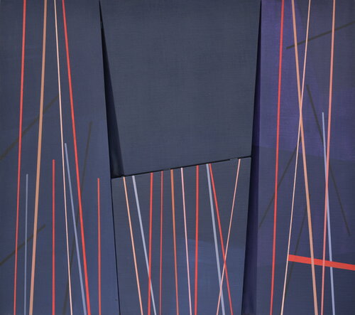 Tramas Modulares VII by Carmen Anzano, Painting for Sale on Select
