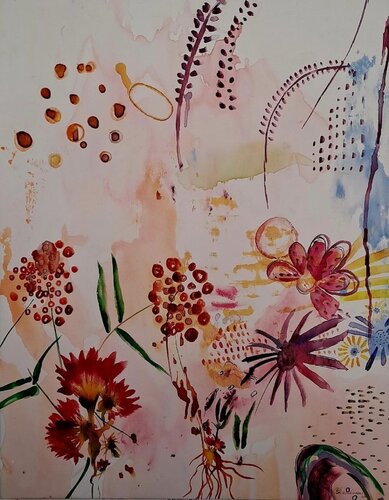 Alegría I by Sandra Vanessa Rodríguez Perez, Painting for Sale on Select