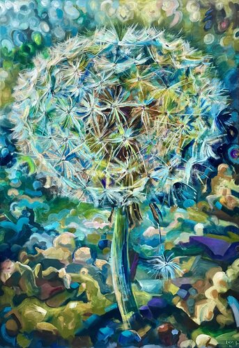 The Dandiest of lions by Lukos Hey, Painting for Sale on Select