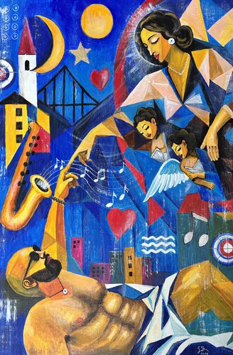 The Divine Touch by Andreas Gerlach, Painting for Sale on Select