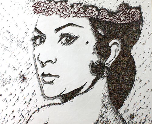La faraona by Jesús Alcolea, Painting for Sale on Select