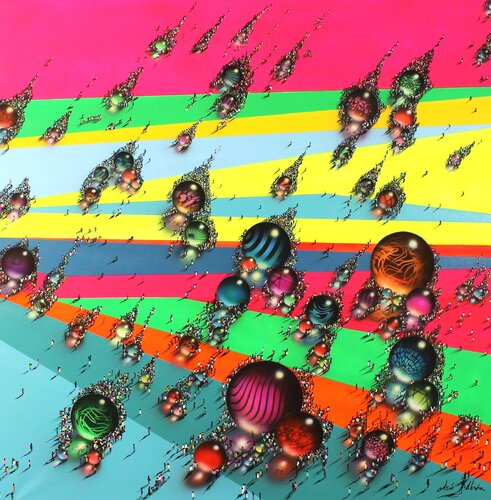 DIMINUTOS POP 1 by Jesús Alcolea, Painting for Sale on Select
