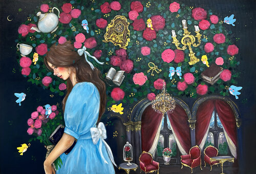 Belle’s little forest in May by Eury (Yeahgean) Kim, Painting for Sale on Select