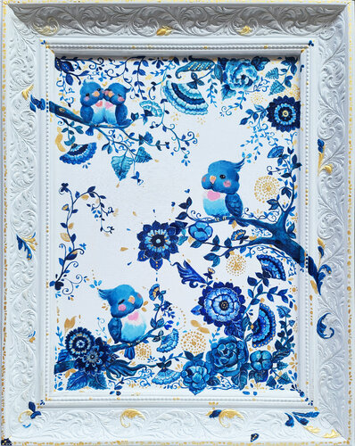 Dreaming of bluebirds by Eury (Yeahgean) Kim, Painting for Sale on Select