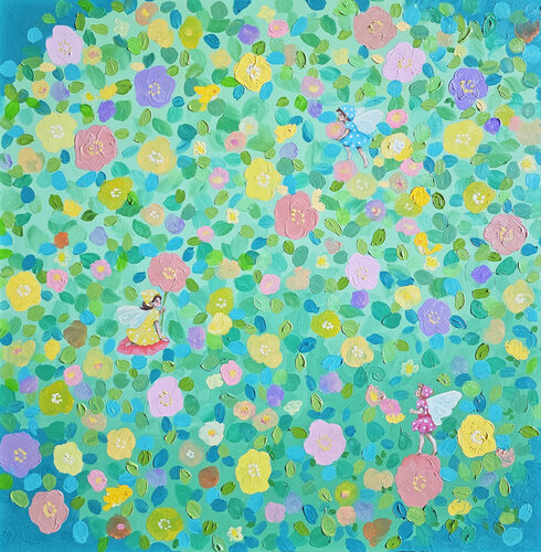 Always Spring by Eury (Yeahgean) Kim, Painting for Sale on Select
