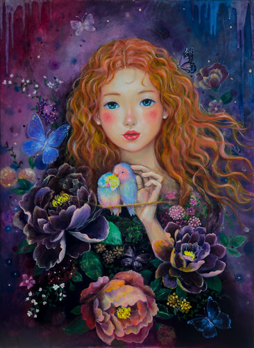 Secret garden by Eury (Yeahgean) Kim, Painting for Sale on Select