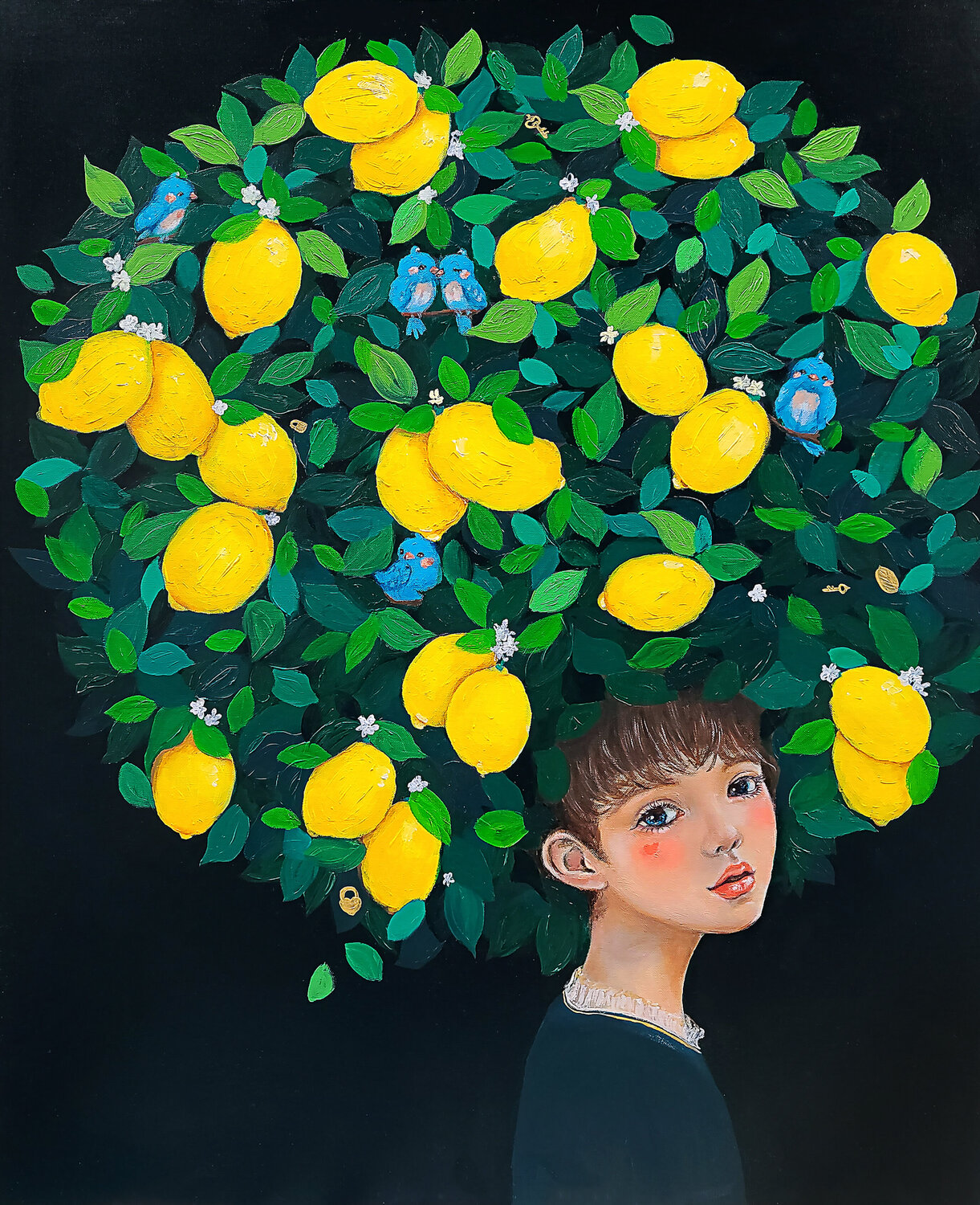 Manifestation: Lemon Boy Eury (Yeahgean) Kim Original painting for sale