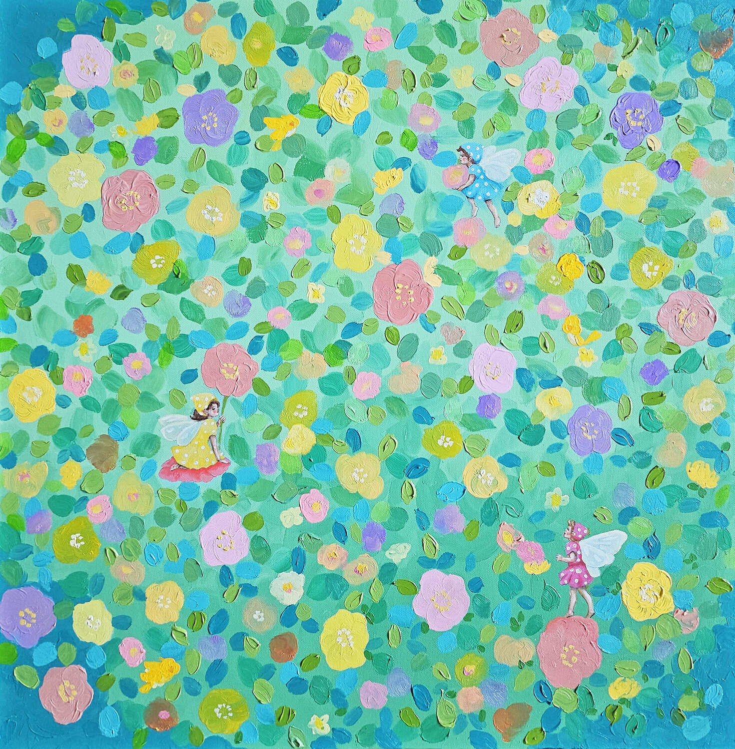 Always Spring Eury (Yeahgean) Kim Original painting for sale