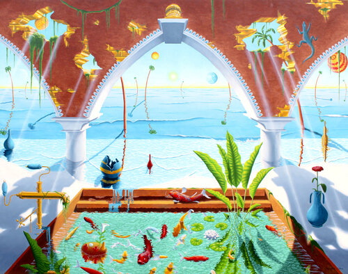 Bassin ineffable by Camille Adra, Painting for Sale on Select