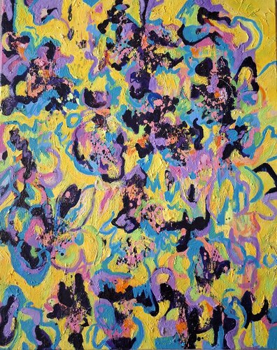 Tropical by Kateriina Hozjajenok, Painting for Sale on Select