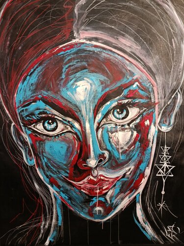 Diosa Alma 2 by EVA ALVAREZ Álvarez Fernández, Painting for Sale on Select