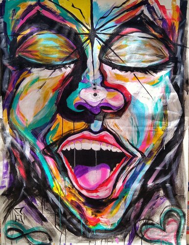 Mujer Magia by EVA ALVAREZ Álvarez Fernández, Painting for Sale on Select