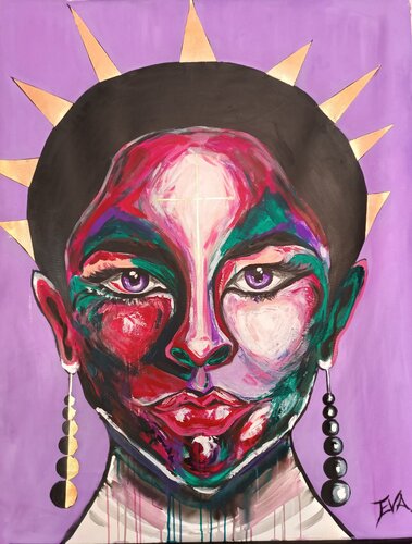 Diosa Prosperidad by EVA ALVAREZ Álvarez Fernández, Painting for Sale on Select