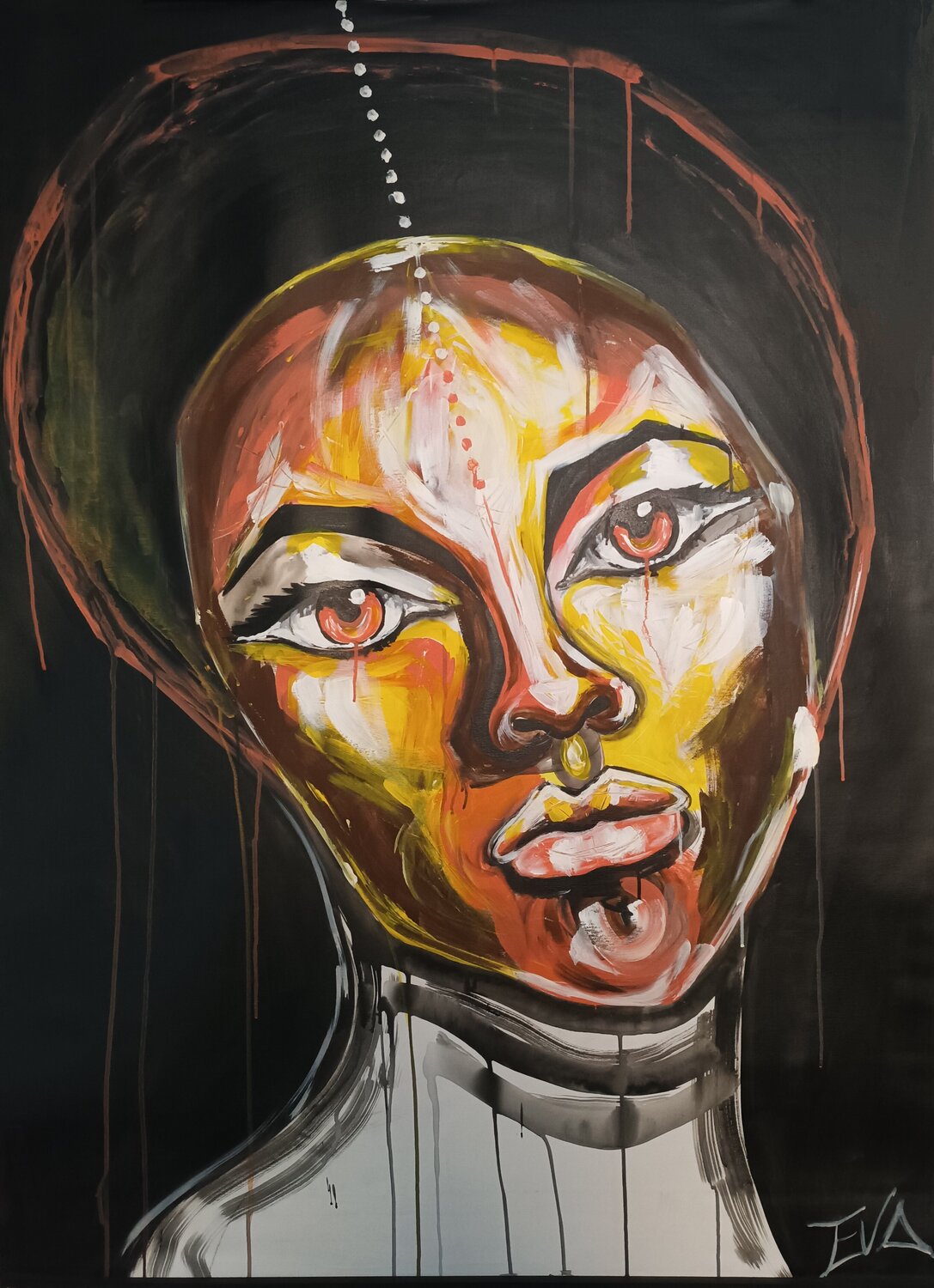 Diosa Medicina EVA ALVAREZ Álvarez Fernández Original painting for sale