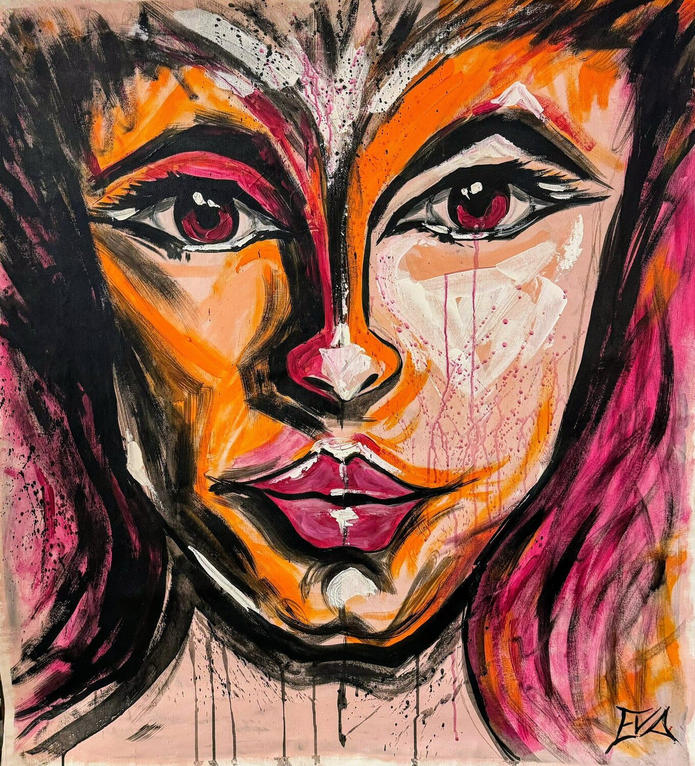 Mujer Flow EVA ALVAREZ Álvarez Fernández Original painting for sale