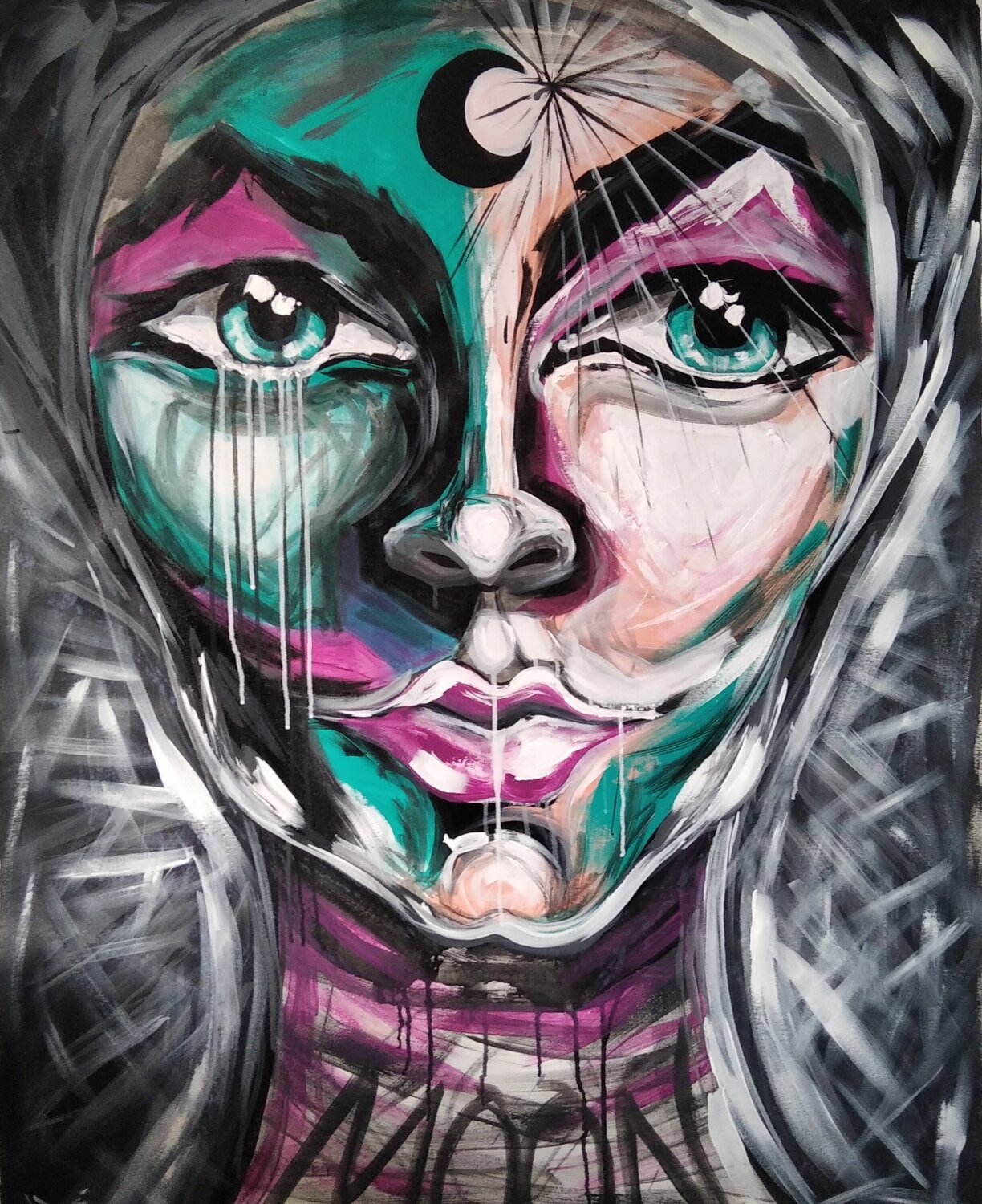 Mujer Cíclica EVA ALVAREZ Álvarez Fernández Original painting for sale
