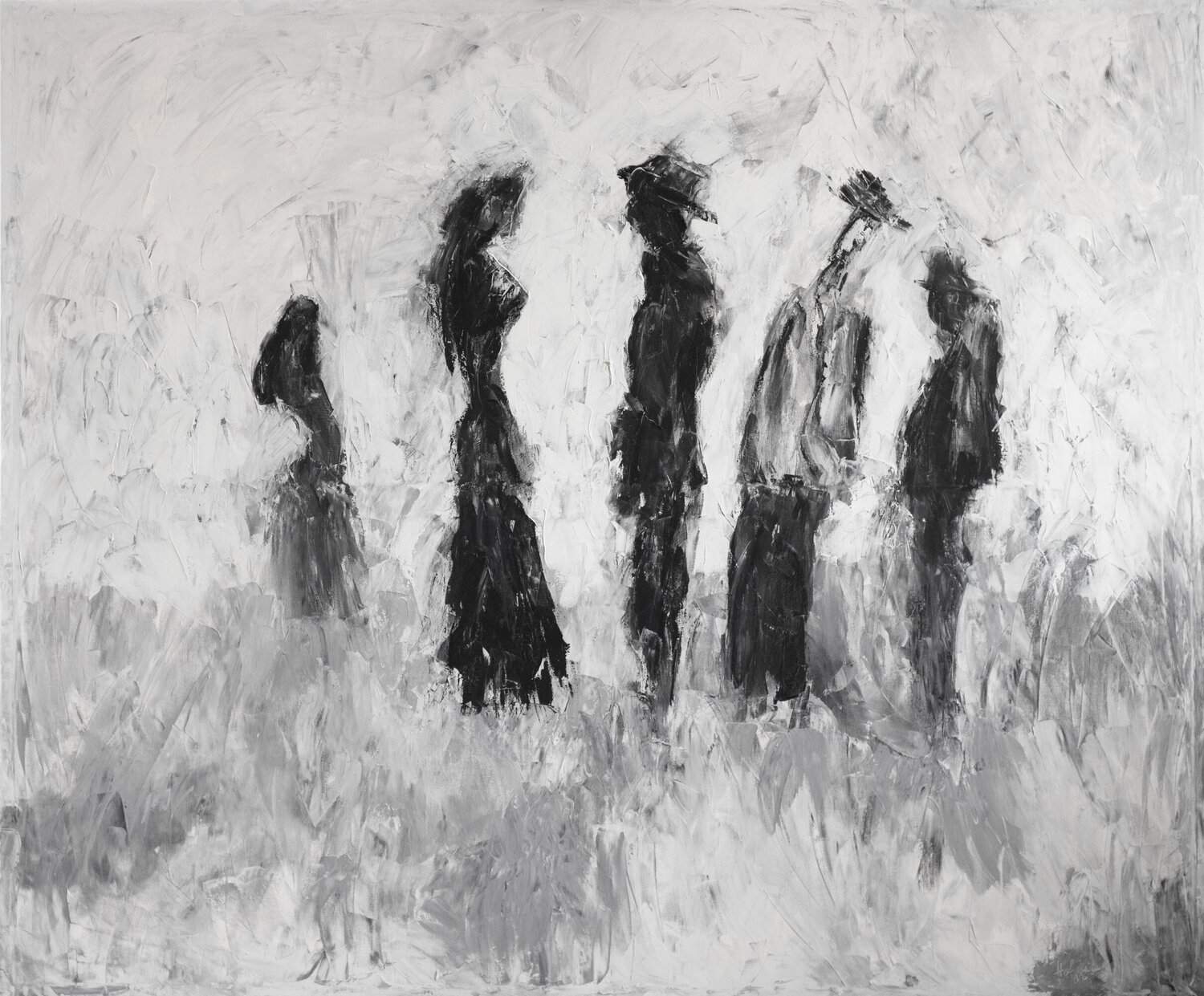 Die weiße Maske Hans Hof Original painting for sale