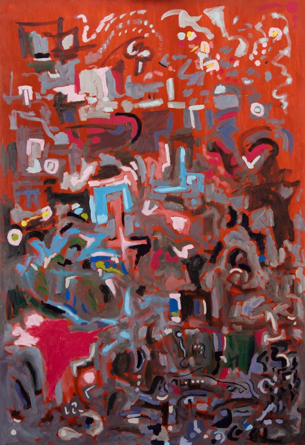 After-Work-Party Hans Hof Original painting for sale