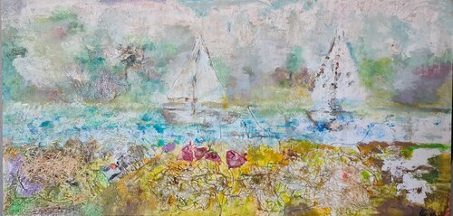 Beyond the shores by Valeria Morasso, Painting for Sale on Select