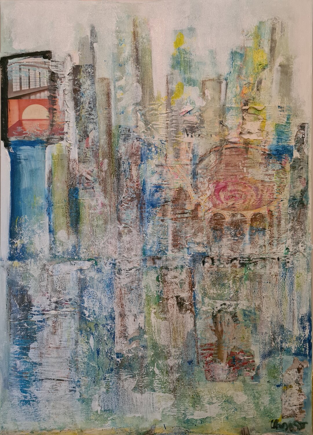Weekend in Milan Valeria Morasso Original painting for sale