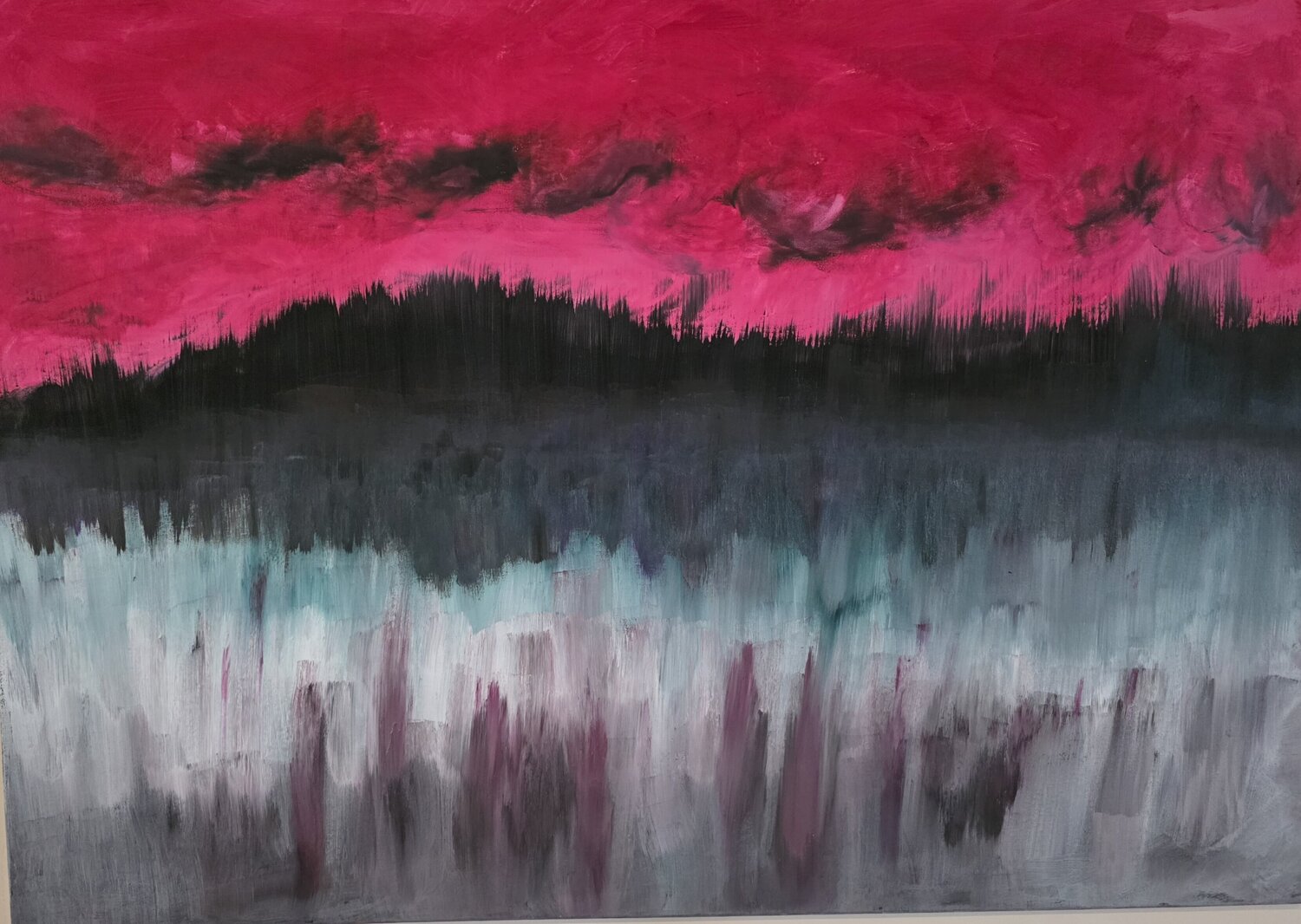 Sinfonia di fuoco Elena Cantagalli Original painting for sale