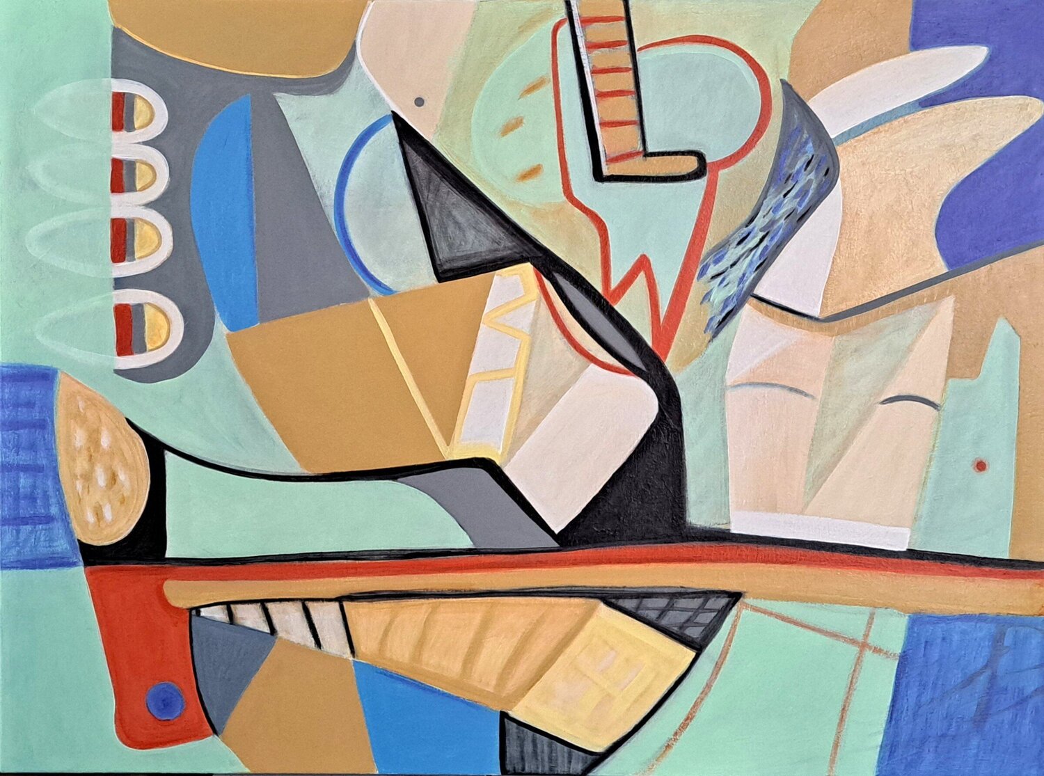 BEYOND INTUITION Stephen Lucas Original painting for sale
