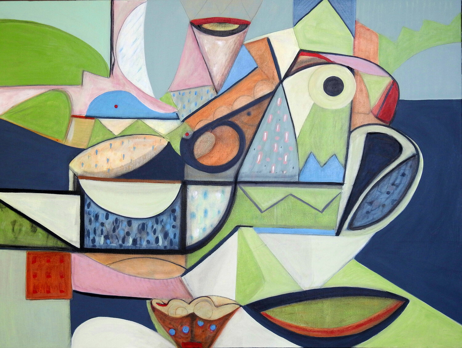 WOND'RING ALOUD Stephen Lucas Original painting for sale