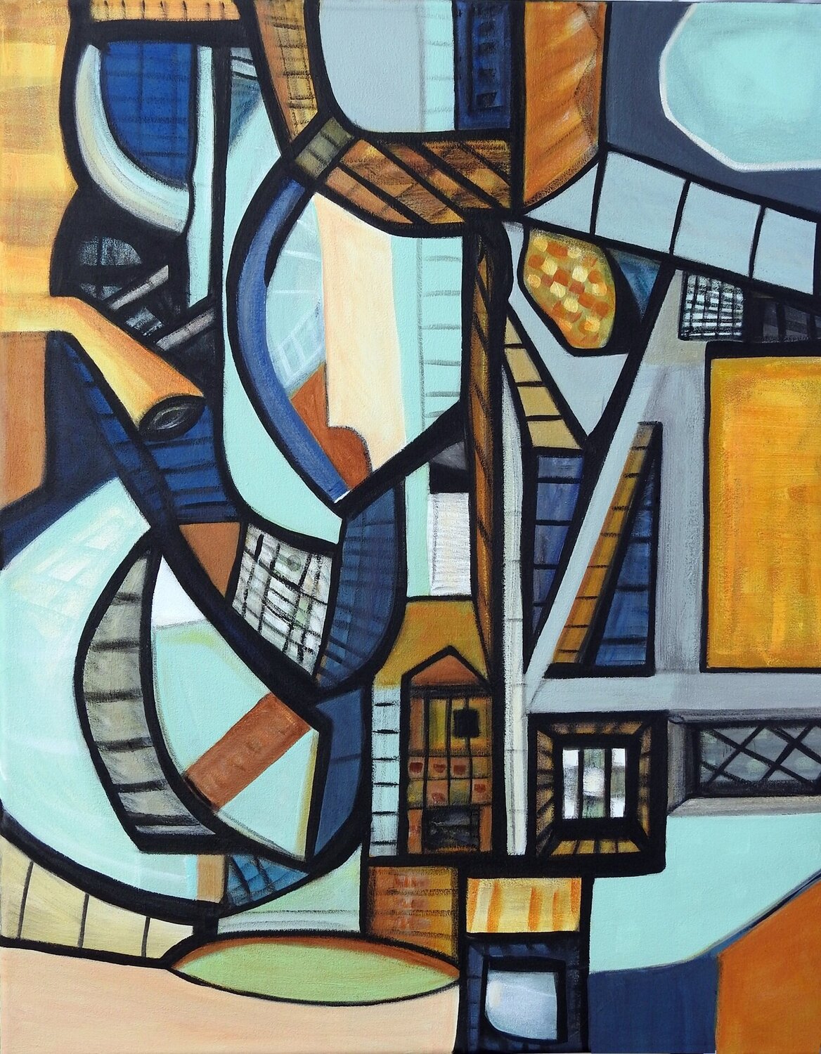 DANCING BETWEEN LIGHT AND DARK Stephen Lucas Original painting for sale
