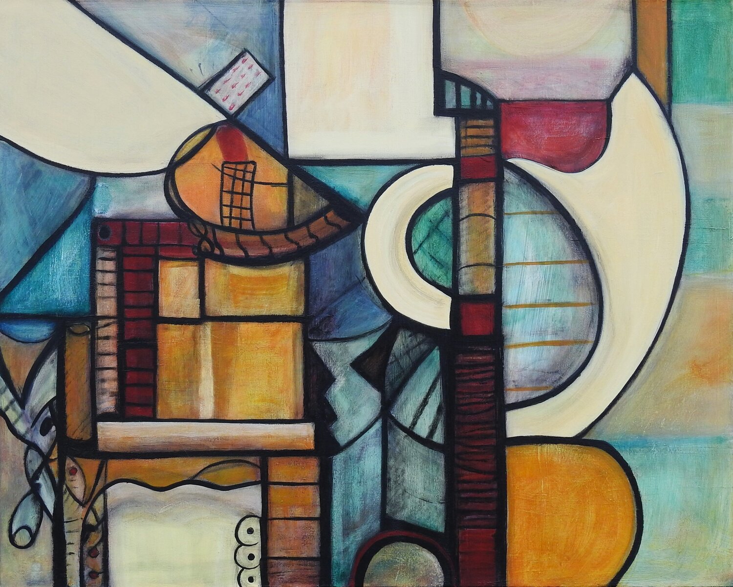 MILES FROM NOWHERE Stephen Lucas Original painting for sale