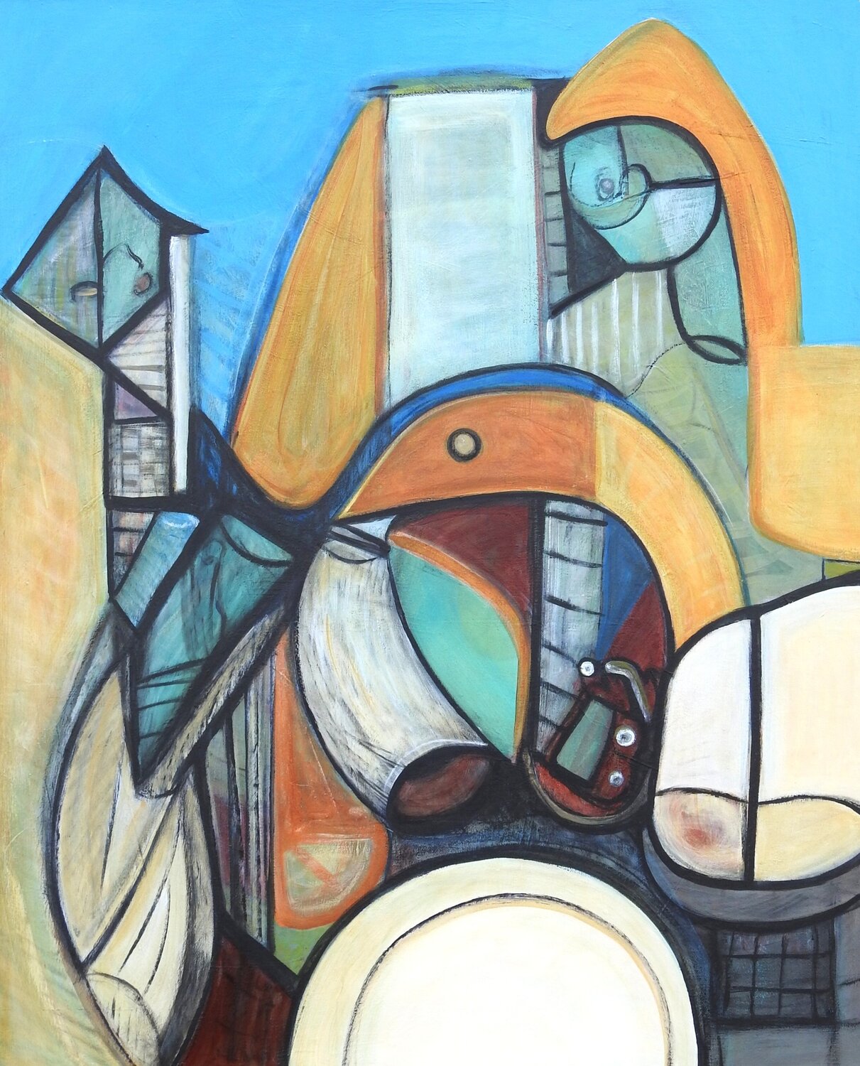 MASTER PEACE Stephen Lucas Original painting for sale