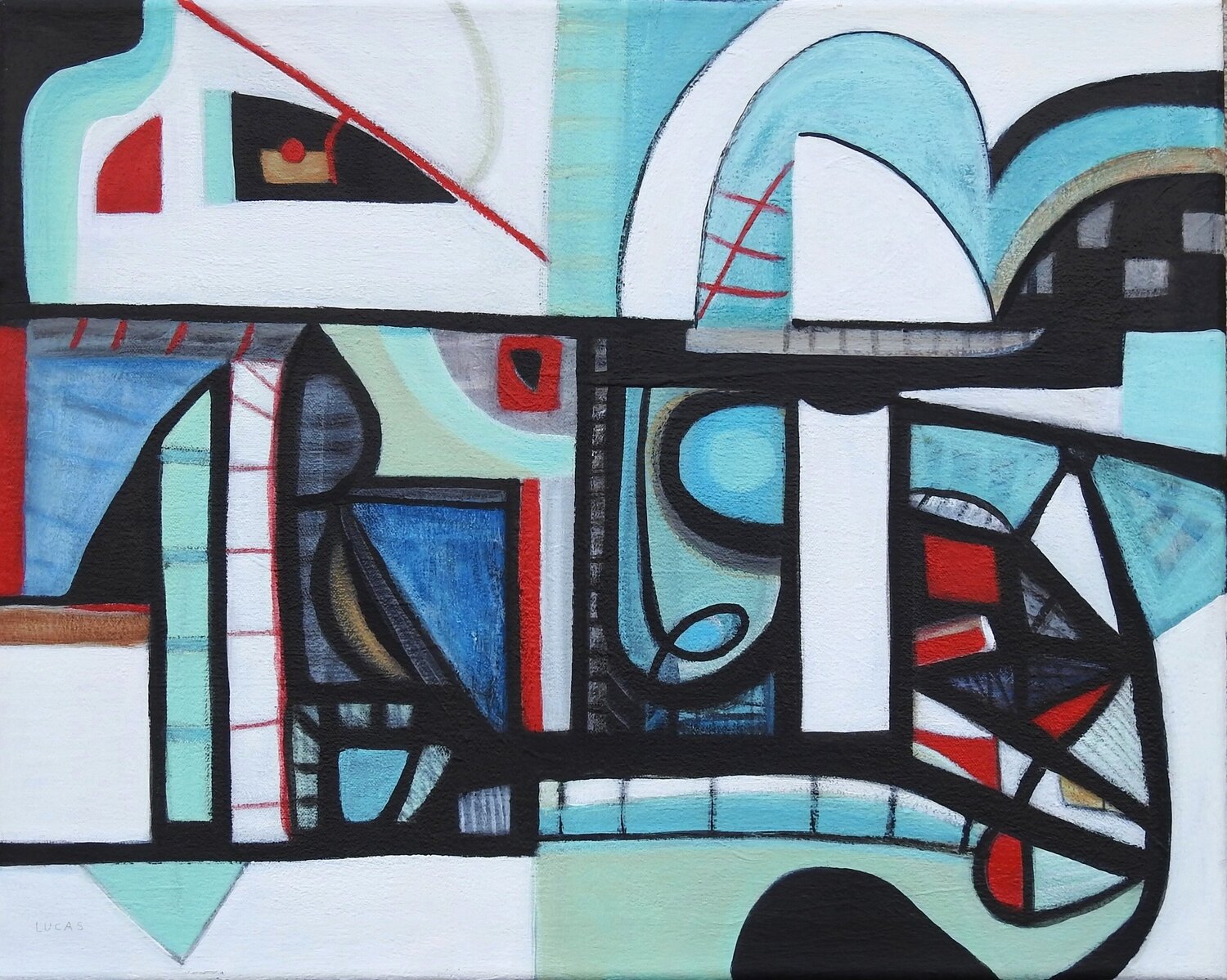 MOMENTUM Stephen Lucas Original painting for sale