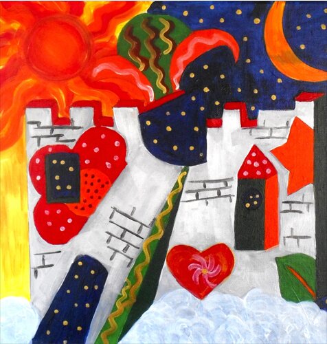 The Castle of the Prince by Alexandra Albertsen, Painting for Sale on Select