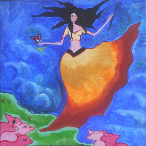 Circe by Alexandra Albertsen, Painting for Sale on Select